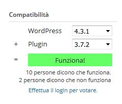 analisi compatibilita plugin wordpress