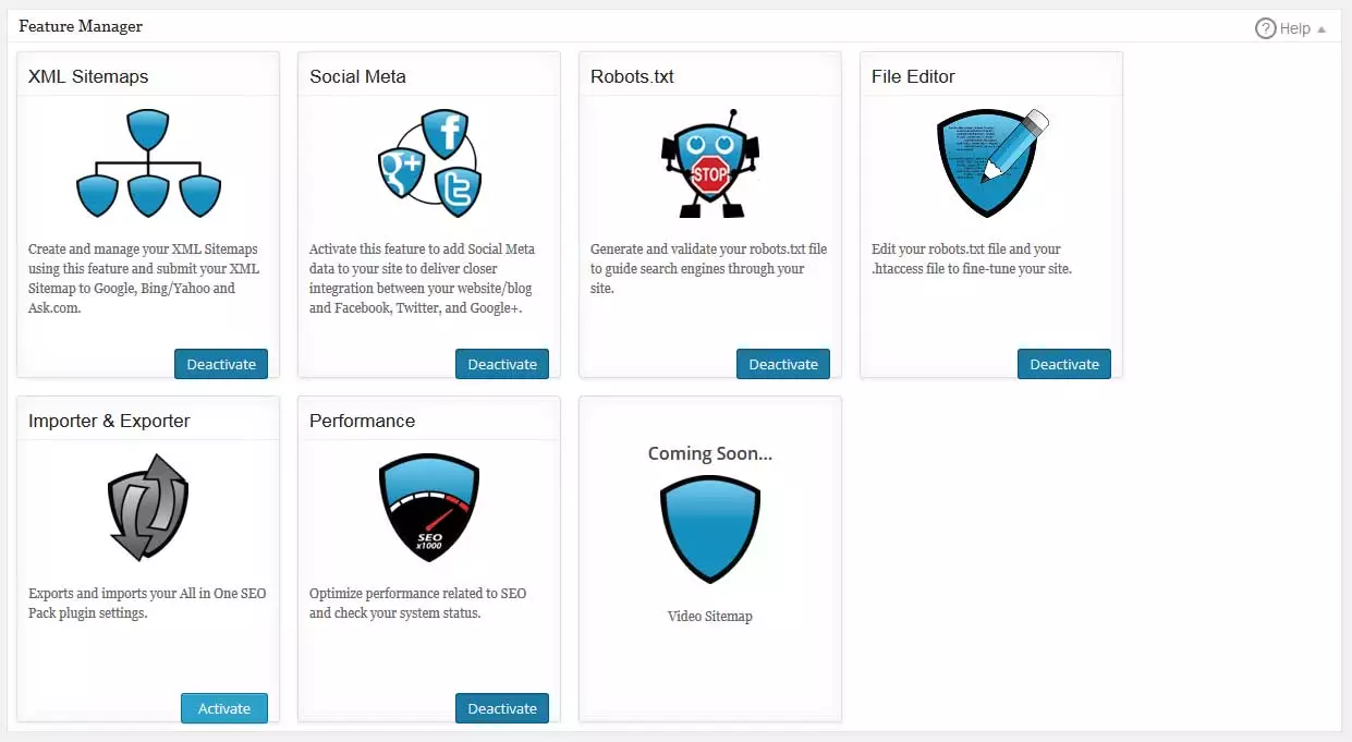 all In One SEO Pack configurazione generale