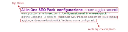 risultato serp motore ricerca