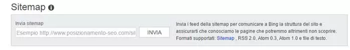 bing webmaster tool sitemap
