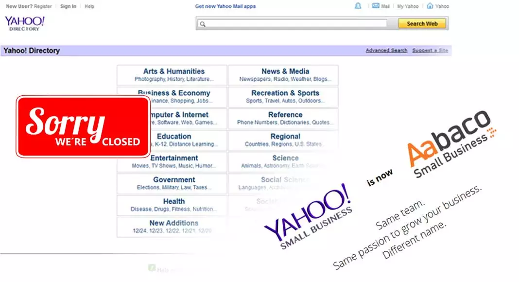 Chiude Yahoo! Directory