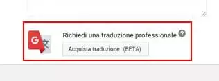 richiedi traduzione
