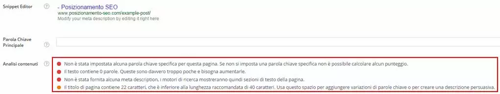 yoast seo analisi default