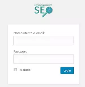 logo personalizzato pannello amministrazione