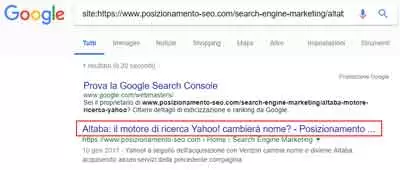 site url